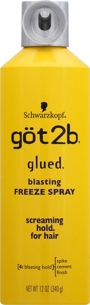 Got2b Freeze Spray, Blasting