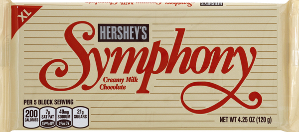 HERSHEYS Milk Chocolate, Creamy, XL