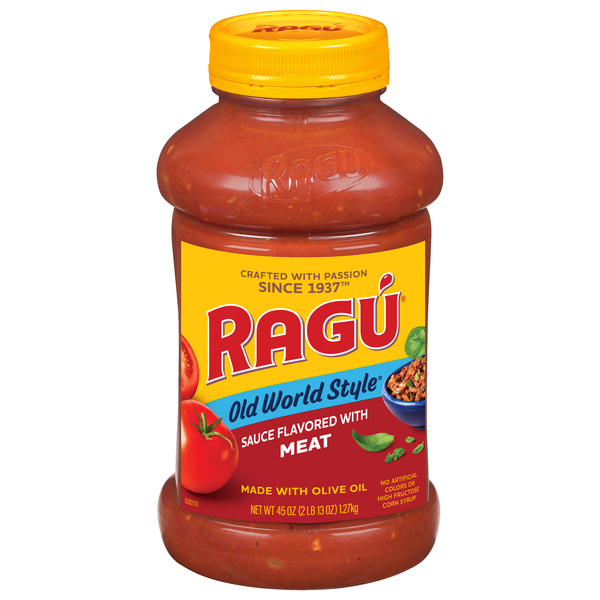 Ragu Sauce, Old World Style, Flavored with Meat