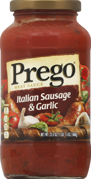 Prego Meat Sauce, Italian Sausage & Garlic