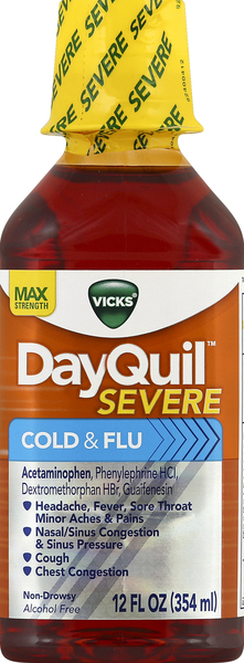 Vicks Cold & Flu, Severe, Max Strength