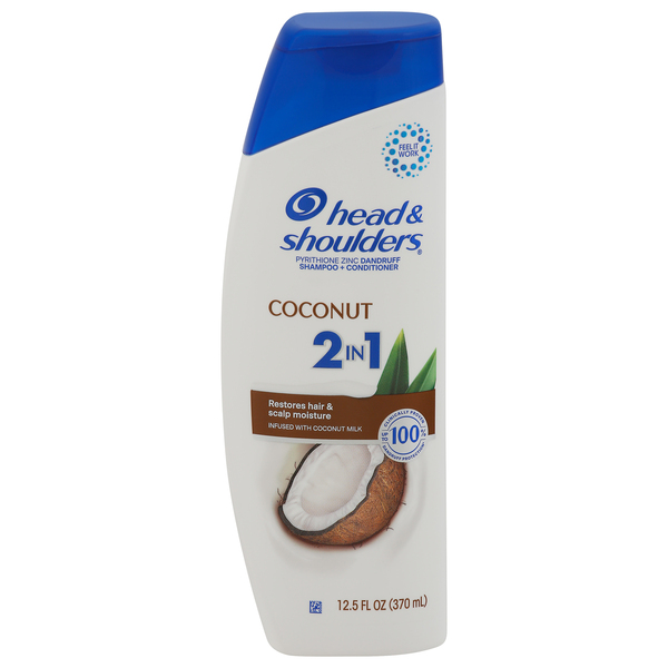 Head & Shoulders Shampoo + Conditioner, Coconut, 2 in 1