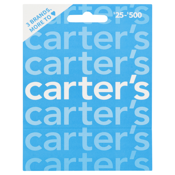 Carter's Gift Card, $25-$500