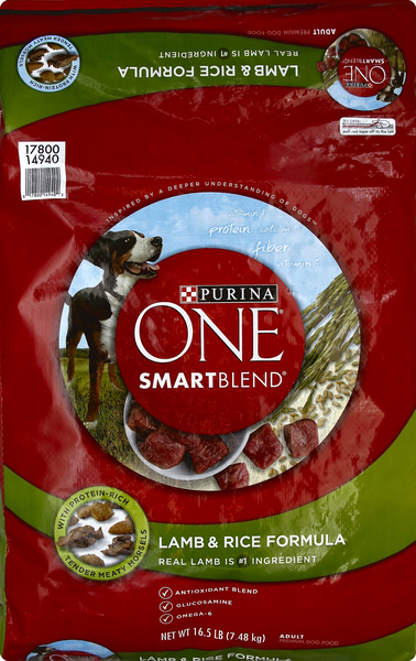 Purina One Dog Food, Lamb & Rice Formula, Adult