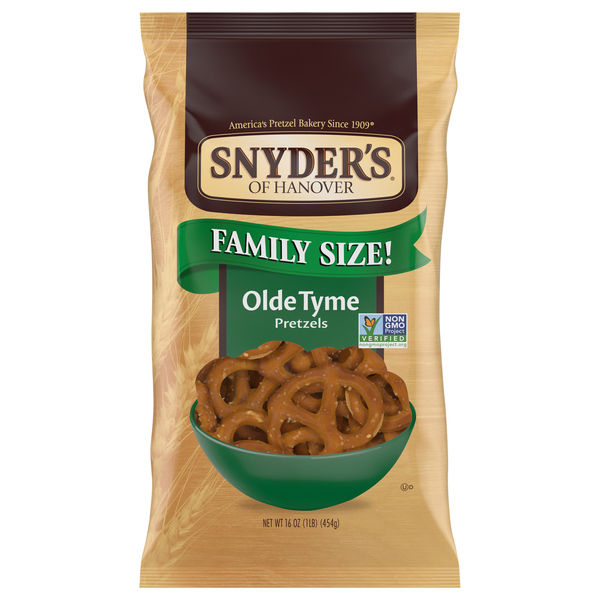 Snyder's Of Hanover Pretzels, Olde Tyme, Family Size