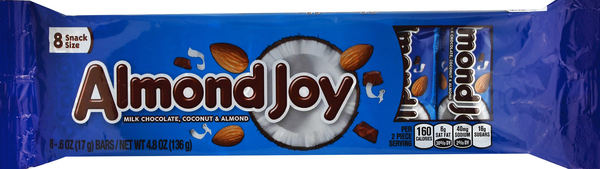 Almond Joy Candy Bars, Snack Size