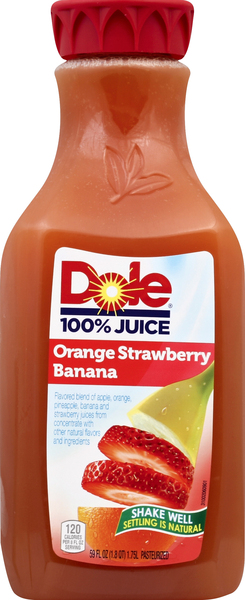 Strawberry banana clearance orange juice