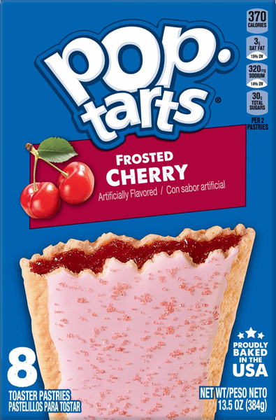 Pop-Tarts Toaster Pastries, Frosted, Cherry