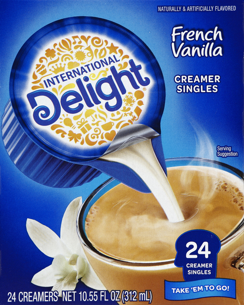International Delight Creamer Singles, French Vanilla