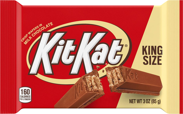 Kit Kat Crisp Wafers, in Milk Chocolate, King Size
