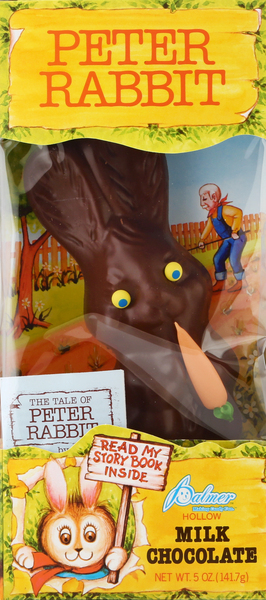 Palmer Peter Rabbit, Hollow, Milk Chocolate