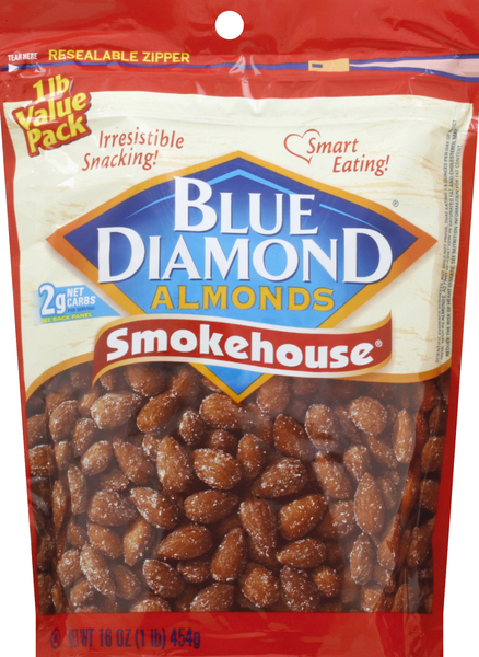 Blue Diamond Almonds, Smokehouse, Value Pack