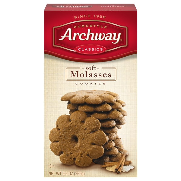 Archway Cookies, Molasses, Soft