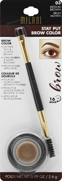 Milani Brow Color, Medium Brown 03 « Discount Drug Mart