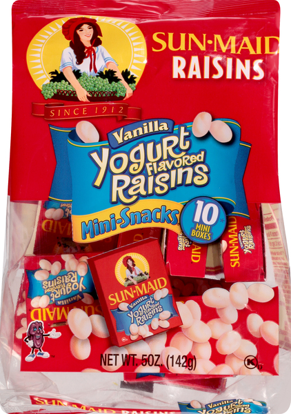 Sun Maid Yogurt Flavored Raisins, Vanilla