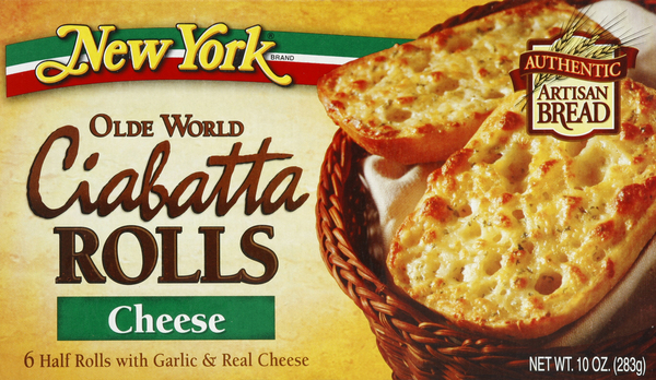 New York Ciabatta Rolls, Olde World, Cheese