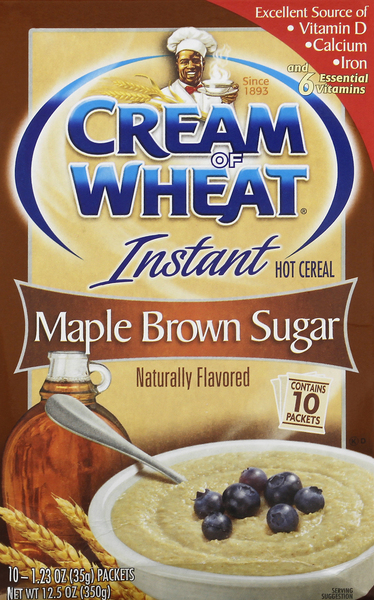 Cream Of Wheat Hot Cereal, Instant, Maple Brown Sugar