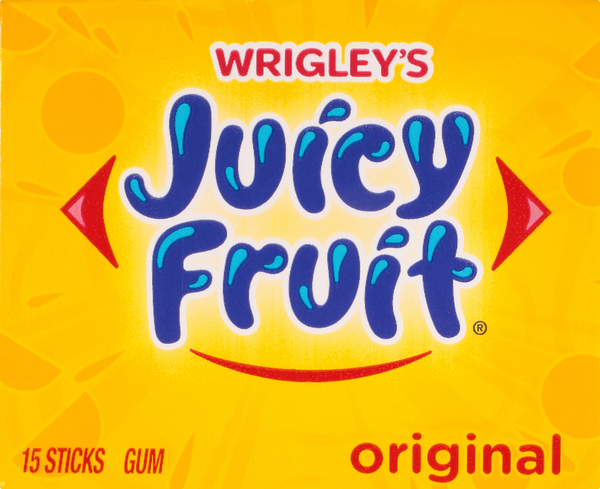 Juicy Fruit Gum, Original, Sticks