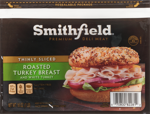 Smithfield Turkey Breast, Roasted, Thinly Sliced