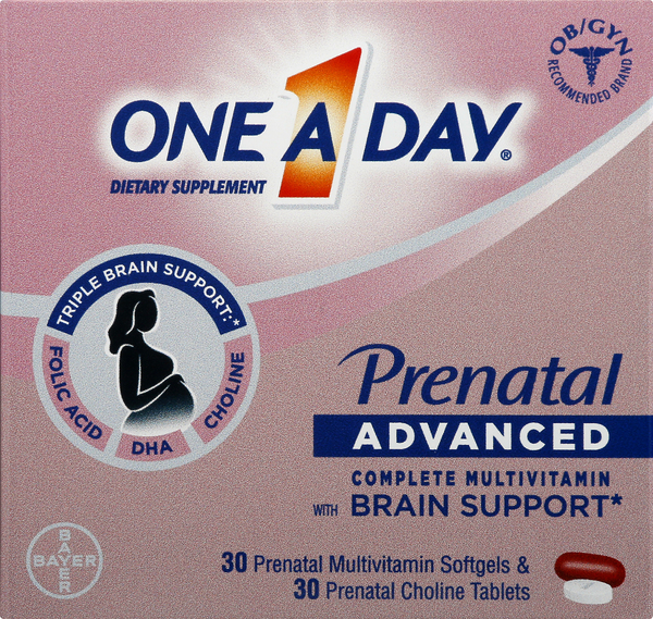 One A Day Multivitamin, Complete, Advanced, Prenatal