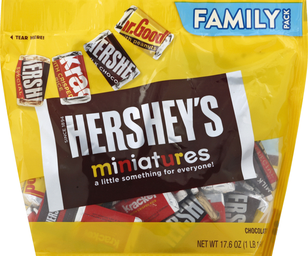 Hershey's Chocolate Candy, Miniatures, Family Pack