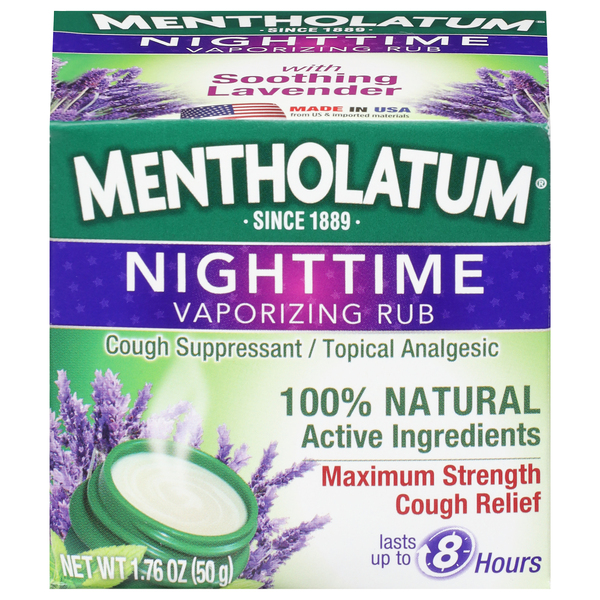 Mentholatum Vaporizing Rub, Nighttime