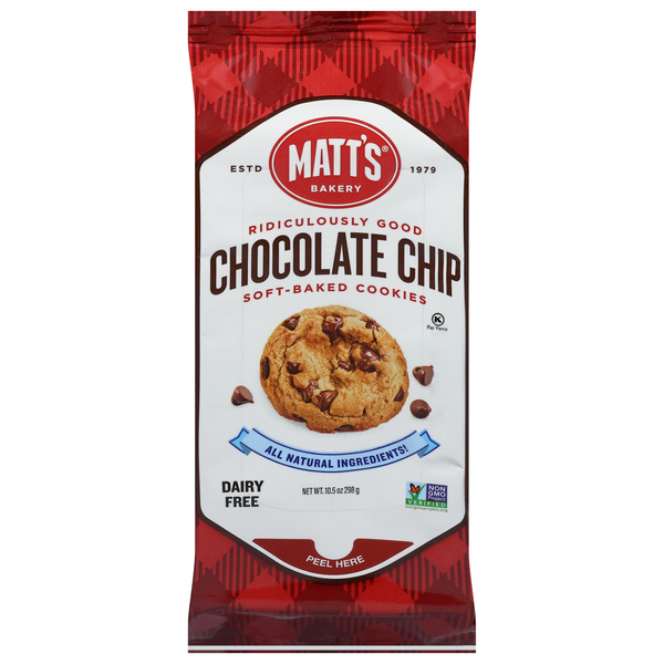 Matt's Bakery Cookies, Soft-Baked, Chocolate Chip