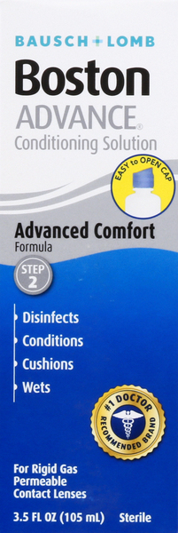 Bausch & Lomb Conditioning Solution, Advanced Comfort Formula, Step 2