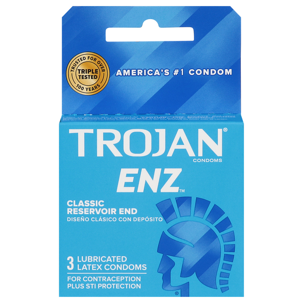 Trojan Condoms, Lubricated, Latex