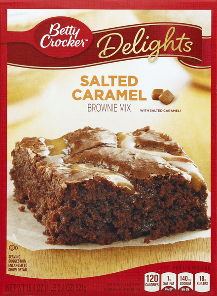 Betty Crocker Brownie Mix, Salted Caramel