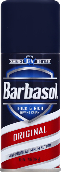 Barbasol Shaving Cream, Thick & Rich, Original