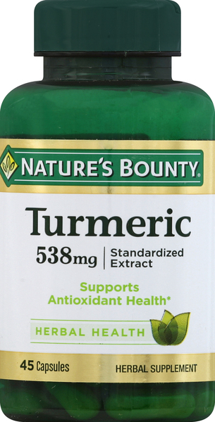 Nature's Bounty Turmeric, 538 mg, Capsules