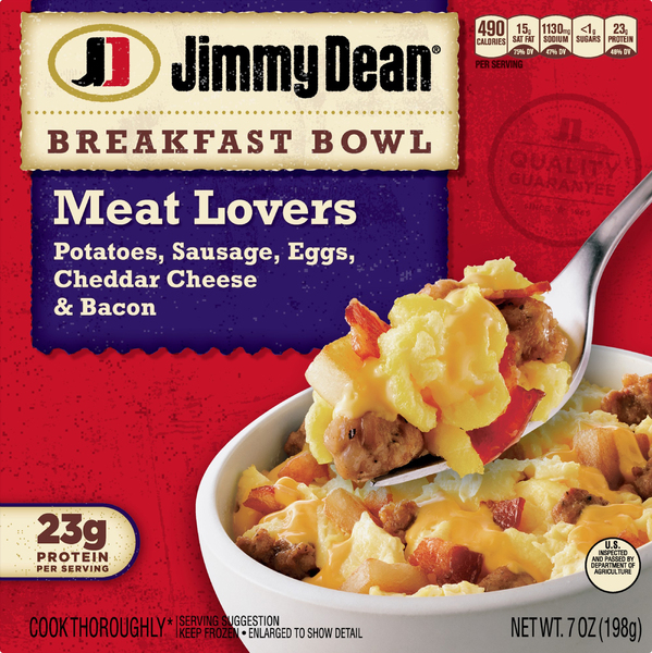 Jimmy Dean Breakfast Bowl, Meat Lovers