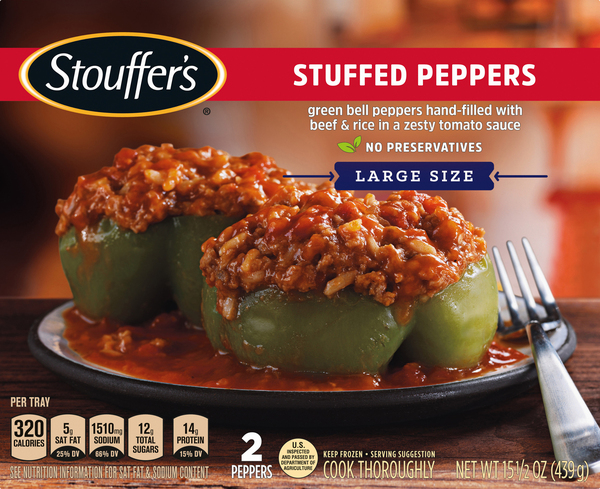 Stouffer's Stuffed Peppers, Large Size