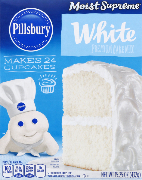 Pillsbury Cake Mix, Premium, White