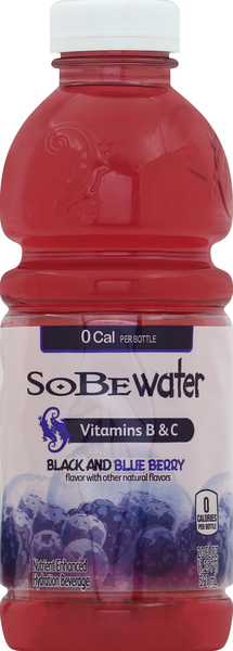 SoBe Hydration Beverage, Nutrient Enhanced, Black and Blue Berry