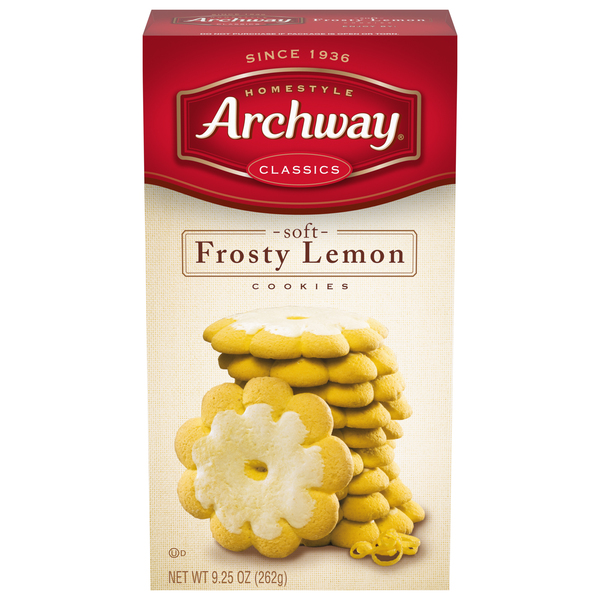 Archway Cookies, Frosty Lemon, Soft