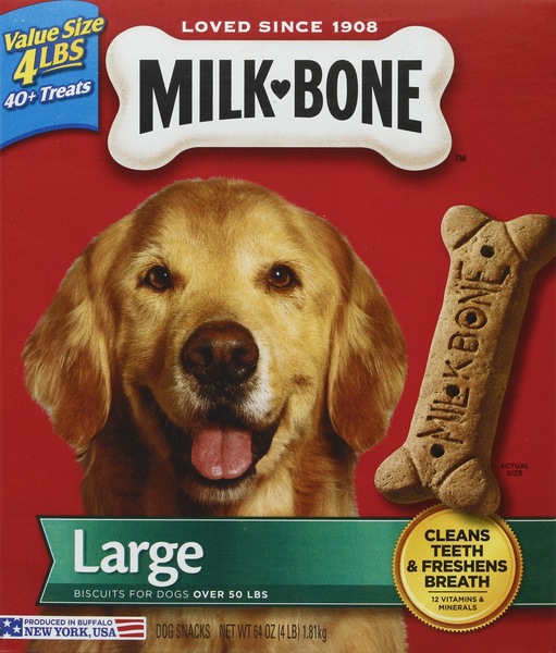 Milk-Bone Dog Snacks, Large (Over 50 lbs), Value Size