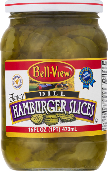Bell View Hamburger Slices, Dill