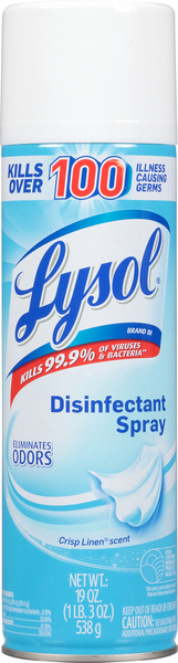 Lysol Disinfectant Spray, Crisp Linen Scent