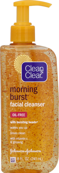 Clean & Clear Facial Cleanser, Morning Burst