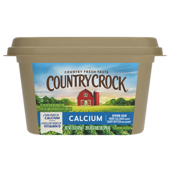 Country Crock 35% Vegetable Oil Spread, Calcium