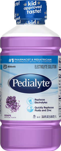 Pedialyte Electrolyte Solution, Grape