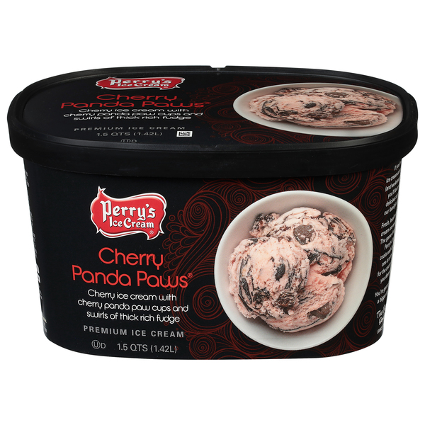 Perry's Ice Cream Ice Cream, Premium, Cherry Panda Paws