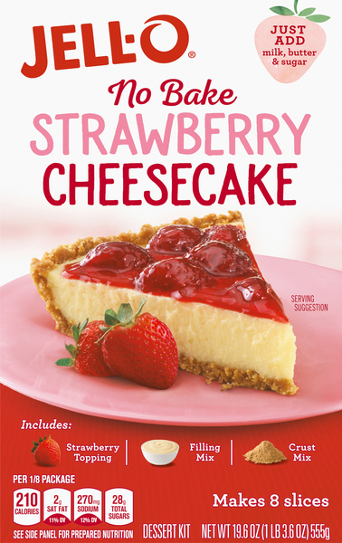 JELL-O Dessert Kit, Strawberry Cheesecake