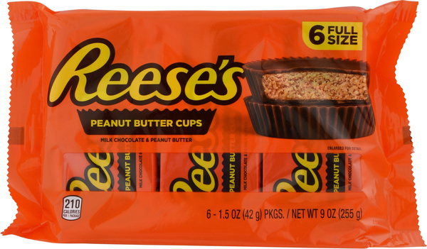 Reeses Peanut Butter Cups, Full Size