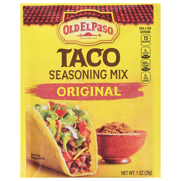 Old El Paso Seasoning Mix, Taco, Original