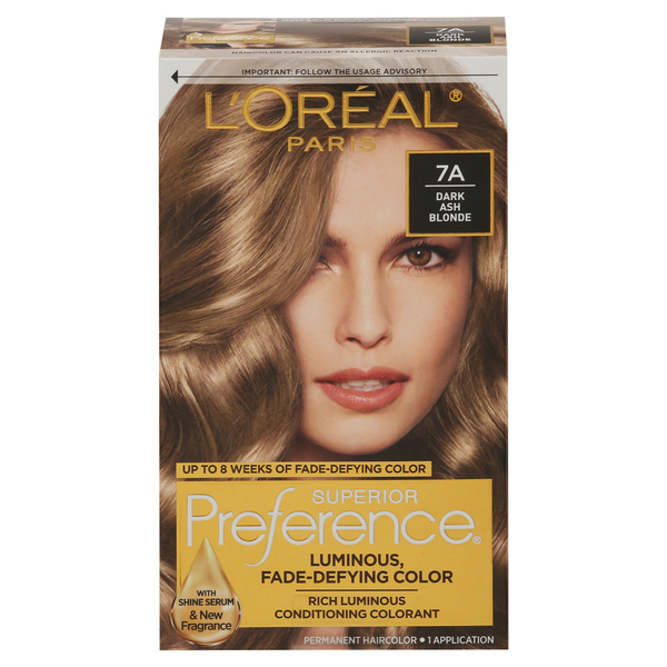 Superior Preference Permanent Haircolor, Dark Ash Blonde 7A