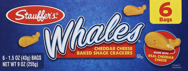 Stauffer's Baked Snack Crackers, Whales