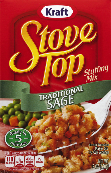 Stove Top Stuffing Mix, Traditional Sage « Discount Drug Mart